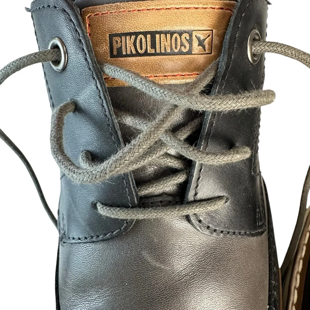 Pikolinos Men's Avila Two-Tone Lace-Up Shoes Size 43 Black/Gray - Picture 9 of 9